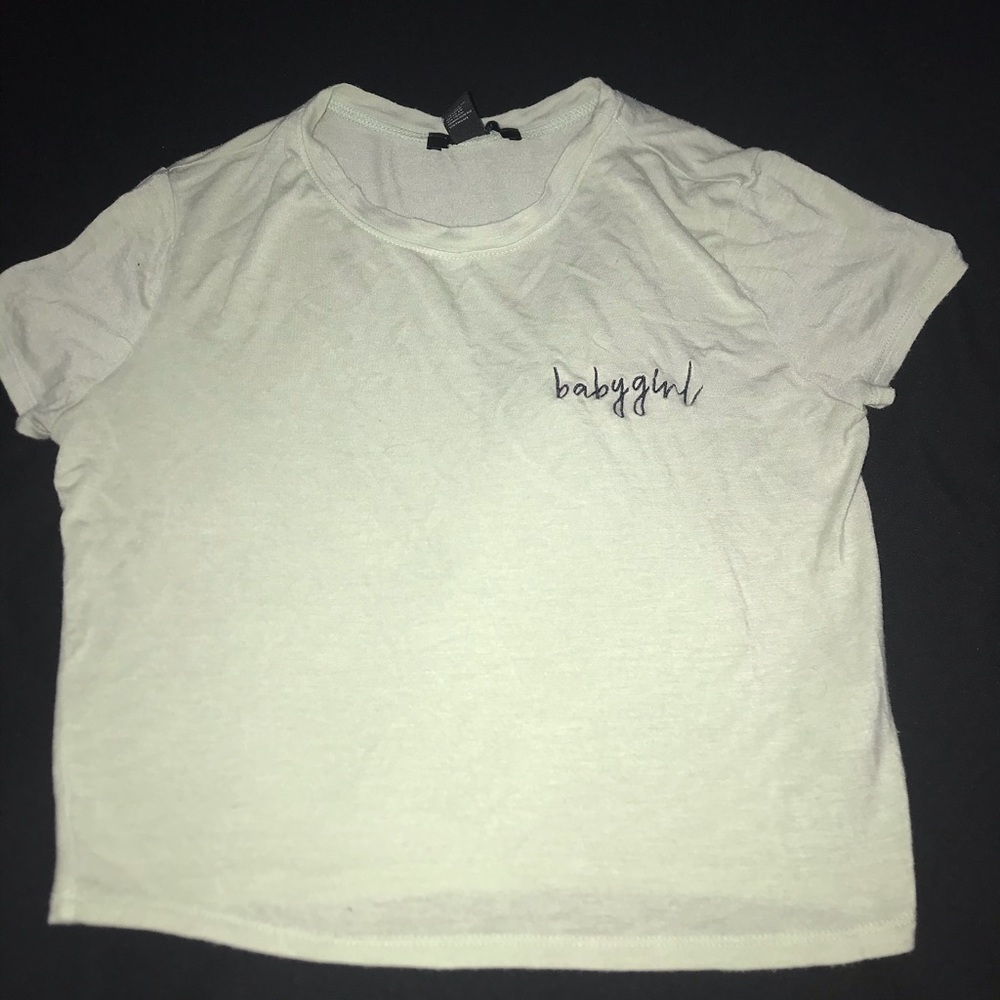 Light blueish green Forever 21 crop top